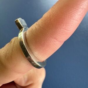 Flat Sided Sterling Silver NOLA King’s Crown Ring